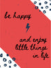 Be happy - Plakat
