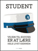Student Plakat - Blå - Vejen til Succes