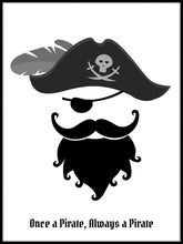 Pirat "Blackbeard" - Plakat