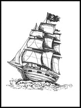 Pirat skib - Plakat