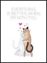 Cat poster - Better with You