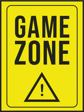 Game Zone Warning (gul)