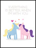 Unicorn plakat - Better with You